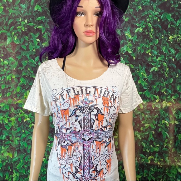 Affliction Women’s T-Shirt - Picture 9 of 12